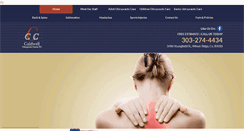 Desktop Screenshot of caldwellchiropractic.com
